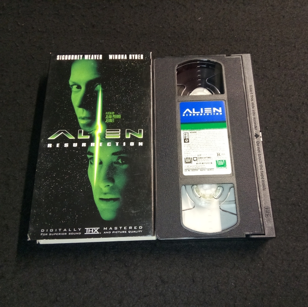 Alien Ressurrection Vhs Tape